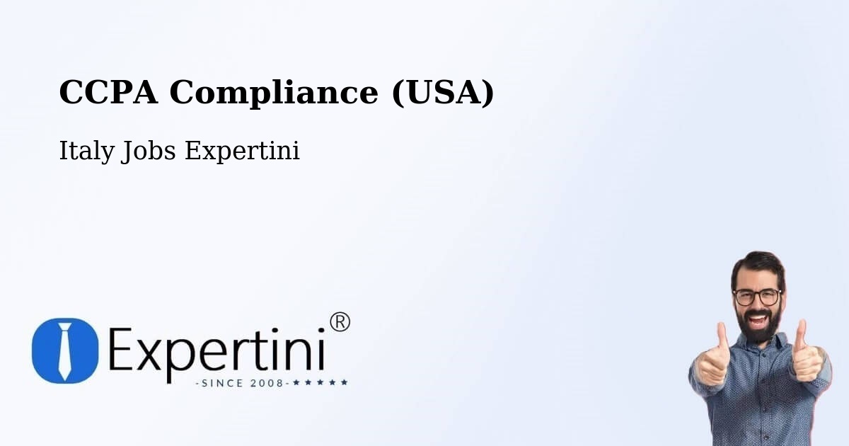 CCPA Privacy Rights & Compliance Notice – Laces - Italy Jobs Expertini