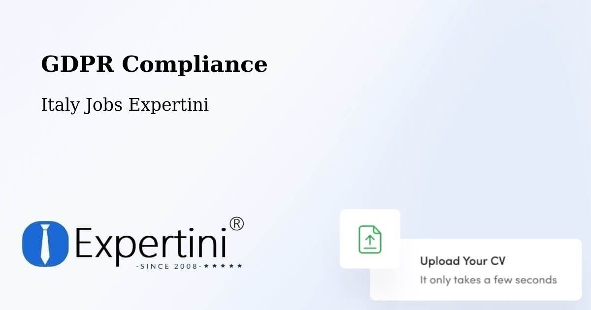 EU GDPR Compliance Statement – Laces - Italy Jobs Expertini