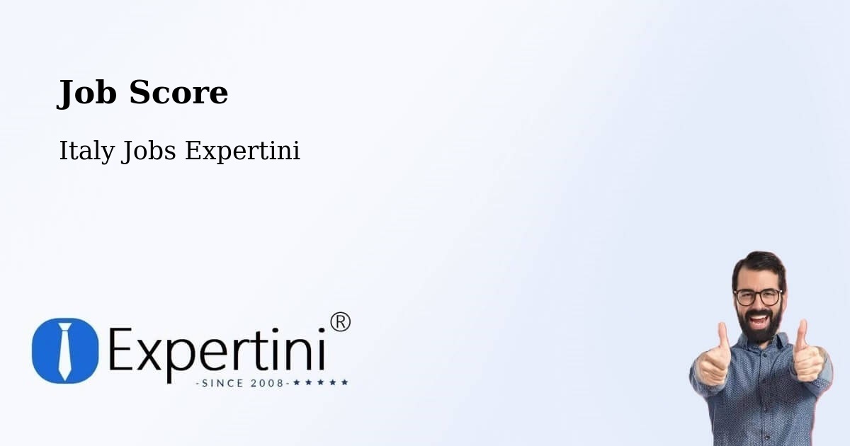 Job Score & Job Description Score Tool – Laces - Italy Jobs Expertini