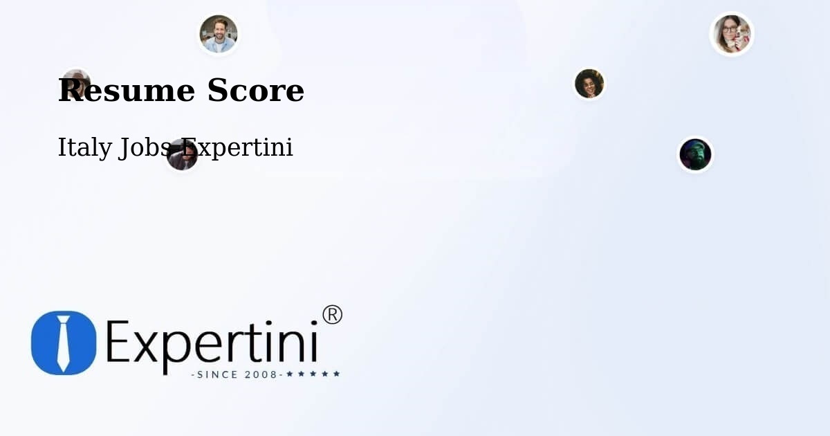Resume Score & Job Description Match Tool – Laces - Italy Jobs Expertini